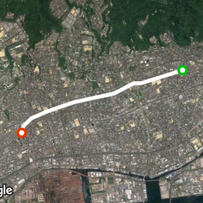 山手幹線沿いを歩く