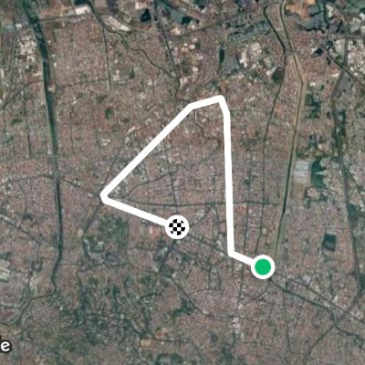 Route near Lamper Lor