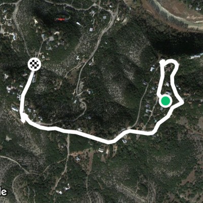 Home2sunrise2buffalo walking route map in Woodcreek