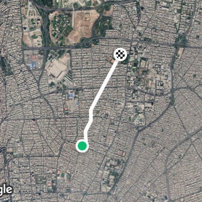 میدان بهار شیراز تا میدان پالیزی 