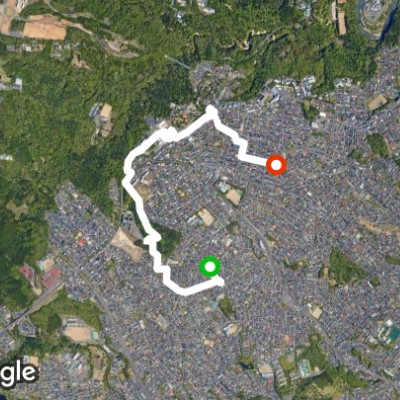 Dinosaur mountain crossing Walk Trail Taihakuku, Sendai, Japan Pacer