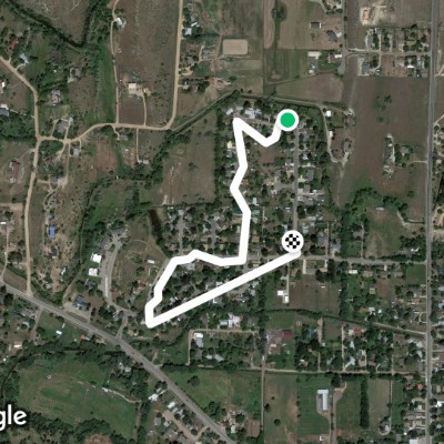 2 mile trek around block