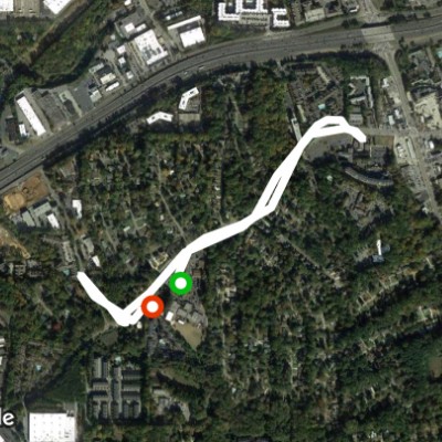 good route - not a good run from me (tired)