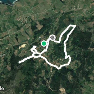 Route in Cigüenza: Novales walking route map in Novales