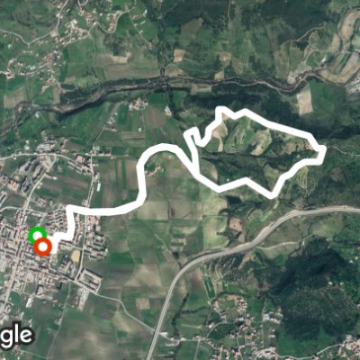 Freha walking route map in Freha