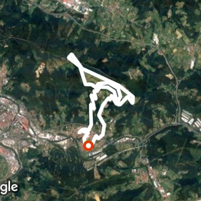 They are trails of mount Ganguren walking route map in Bekea