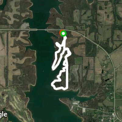 Smokey and David trailhead walking route map in Trimble