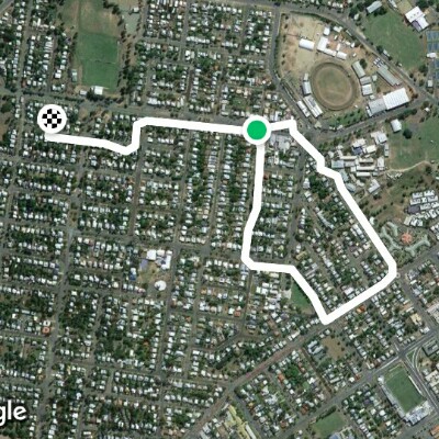 Route near Wandal walking route map in Wandal