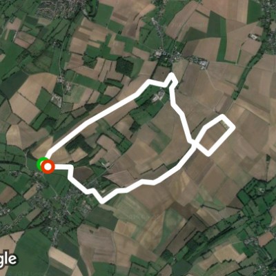 Walk on Ryes walking route map in Ryes