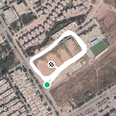 walking area and playing area