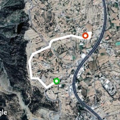 The labrum walking route map in Al Namas