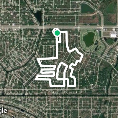 Henley and princeton walking route map in Port Charlotte