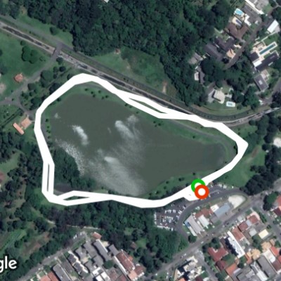 Bacacheri Park walking route map in Colombo