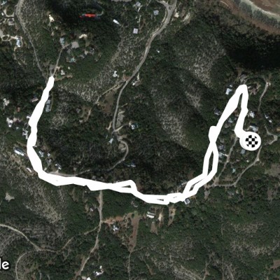 Sunset2Buffalo2Sunset walking route map in Woodcreek