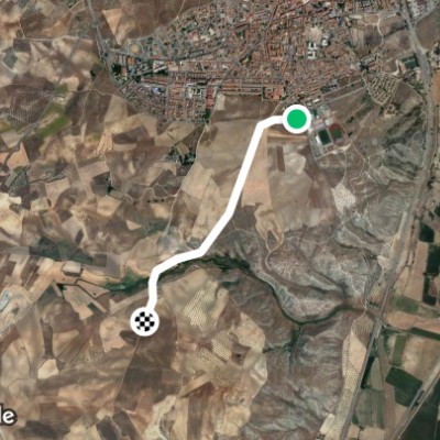 Path of the Wall of Ciempozuelos-Beginner walking route map in Ciempozuelos