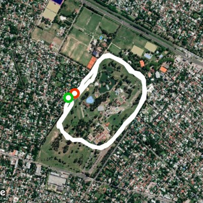 Republic of the Children walking route map in Ensenada