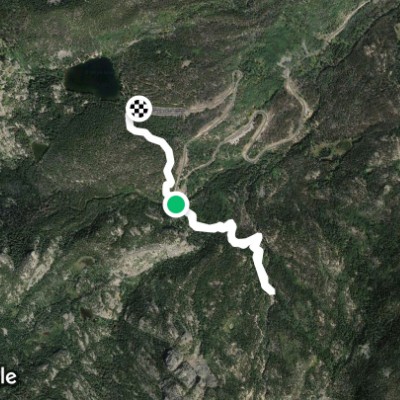 Rocky Mountain National Park walking route map in Estes Park