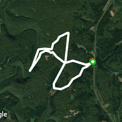 The epic walking route map in Florenville