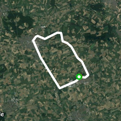 Nordwalde - Steinfurt-Borghorst walking route map in Nordwalde