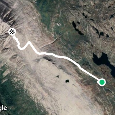 Gaustatoppen fra Stavsro