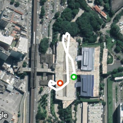 Tietê Bus Terminal Sala Vip 1001! Walk Trail - São Paulo, Brazil | Pacer