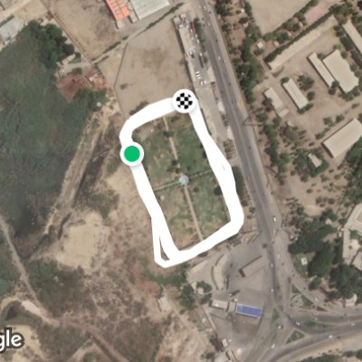 Askari Park walking route map in Hyderabad