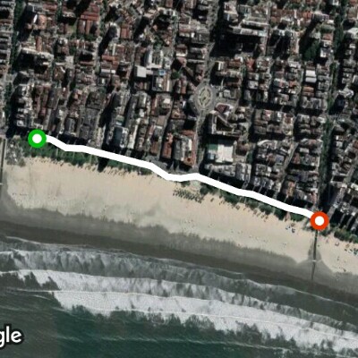 Orla da Praia de Santos