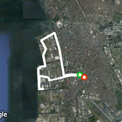 Star City walking route map in Pasay