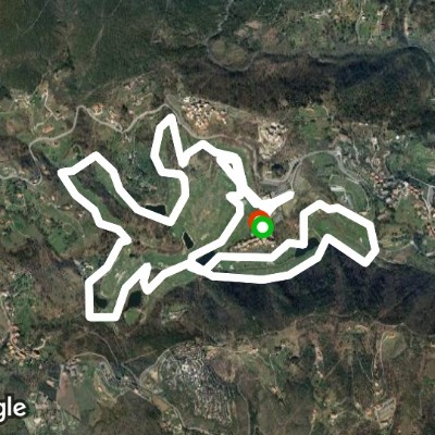 Sant'Anna cogoleto 1 Aug walking route map in Lerca