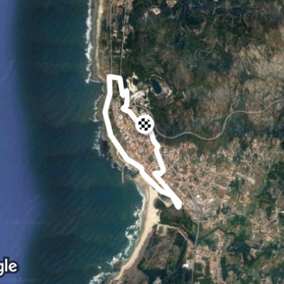 The Streets of Vila Praia de Âncora walking route map in Vila Praia de Âncora