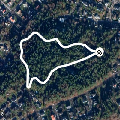 Slättbergen Nature Reserve walking route map in Trollhättan