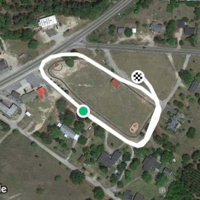 Elgin Potter Memorial Park walking route map in Elgin