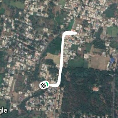 ATC nagar point walking route map in Salem