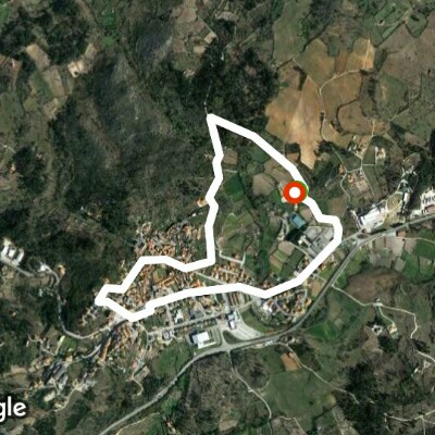 Stroll in Sernancelhe walking route map in Sarzeda