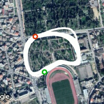 Love garden walking route map in Annaba