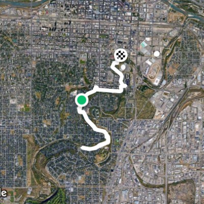 Route near Mission