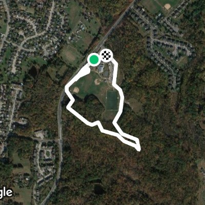 Honeygo Run Park in woods