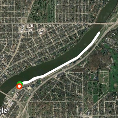 Rockford waterfront walking. biking. running path