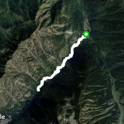 Cauterets walking route map in Cauterets