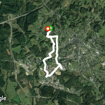 Ride in Egletons walking route map in Égletons