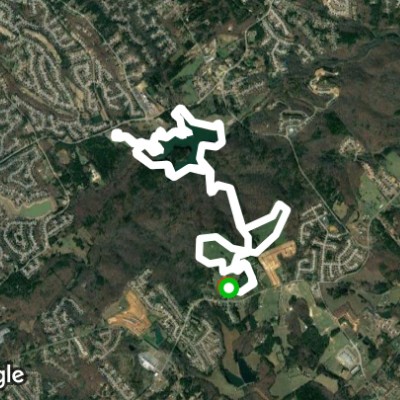 Little Mulberry Park walking route map in Auburn