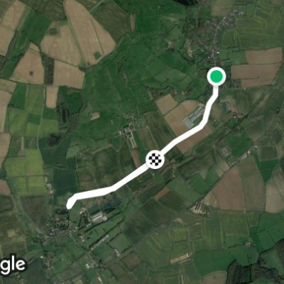 Beckford Nature Reserve walking route map in Ashton under Hill