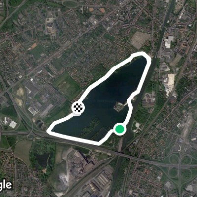 Vineyard walking route map in Marly