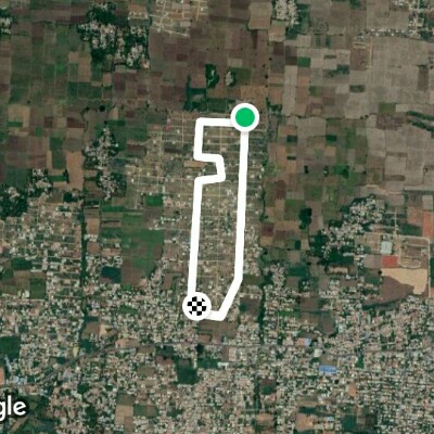 Vasan Valley Walkers walking route map in Nachikurichy