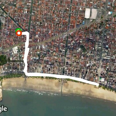 Caminhada Noturna - Orla da Praia Santos