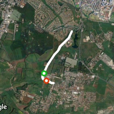 Via Alvaro del Portillo a Trigoria.