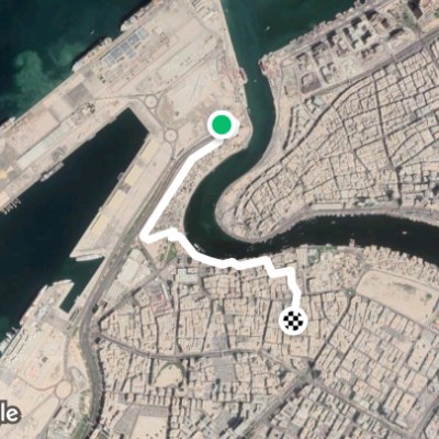 my morning walk route