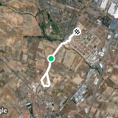 The Lord of Illescas route walking route map in Illescas