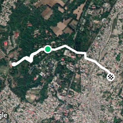 SOI PARK walking route map in Dehradun