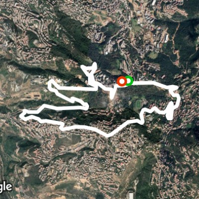 MLS mansourieh MLS walking route map in Ain Saadeh